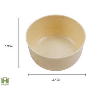 Chén, bát tròn nhựa lúa mạch [Dùng cho lò vi sóng]