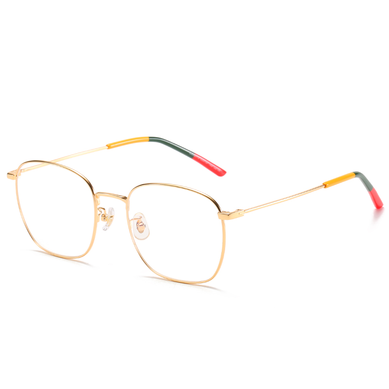 Mắt kính gọng kim loại chống bức xạ phong cách Hàn Quốc thời trang cho nữ