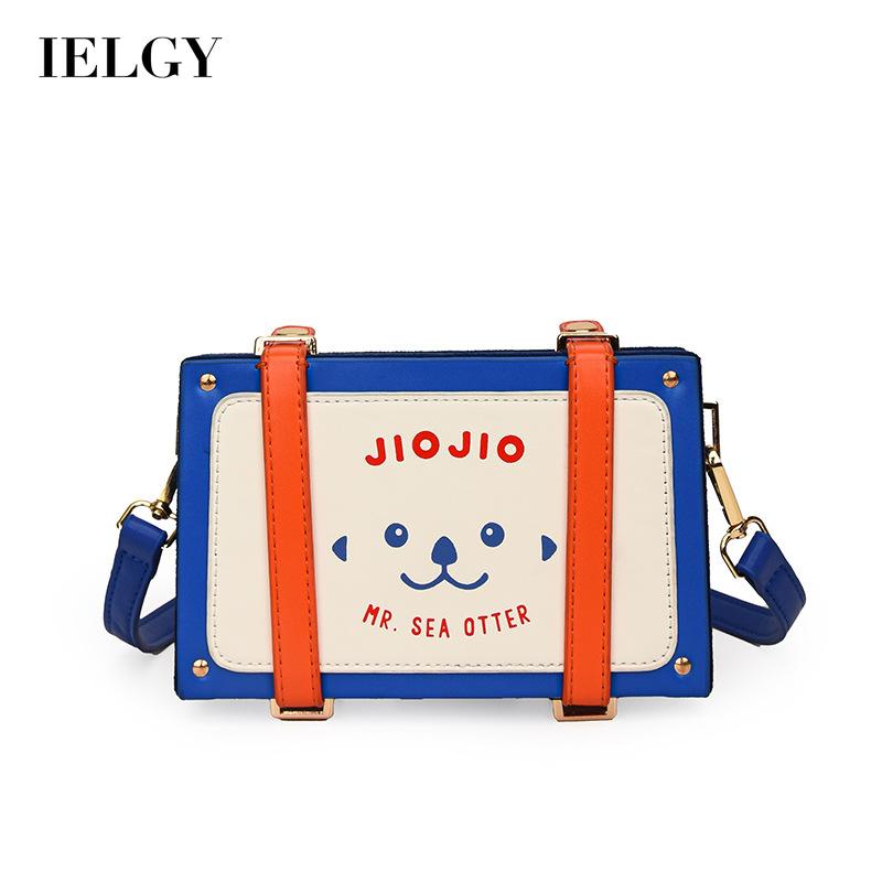 Túi Đeo Vai Dáng Vuông In Họa Tiết Hoạt Hình Kiểu retro Thời Trang Cho Nữ