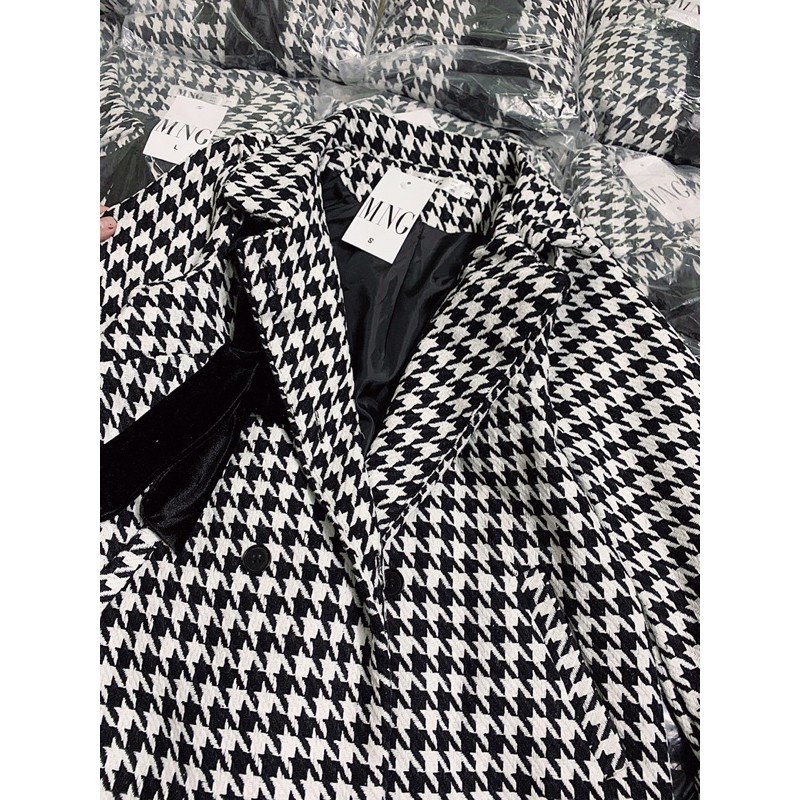 ÁO DẠ ZICZAC KÈM NƠ