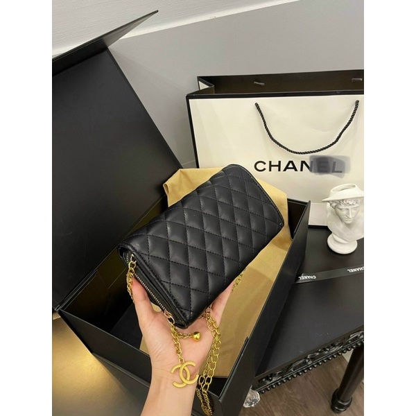 TÚI Đeo CHÉO/clutch cầm tay chám tag CHA.NEL