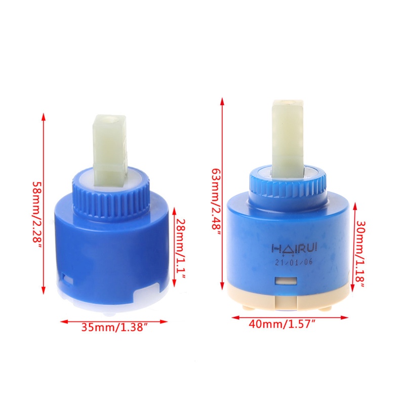 Đầu Nối Vòi Nước Bằng Gốm 35mm Cho Van Trộn Nước