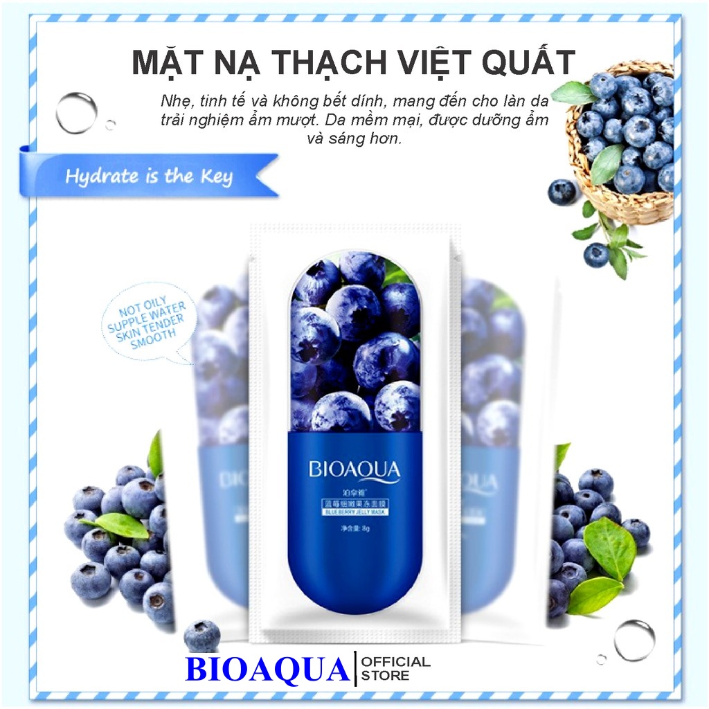 Mặt Nạ Thạch 💕𝑭𝒓𝒆𝒆𝒔𝒉𝒊𝒑💕 Mask Viên Thuốc Bioaqua - Nạ Ngủ Dưỡng Da Jelly Mask