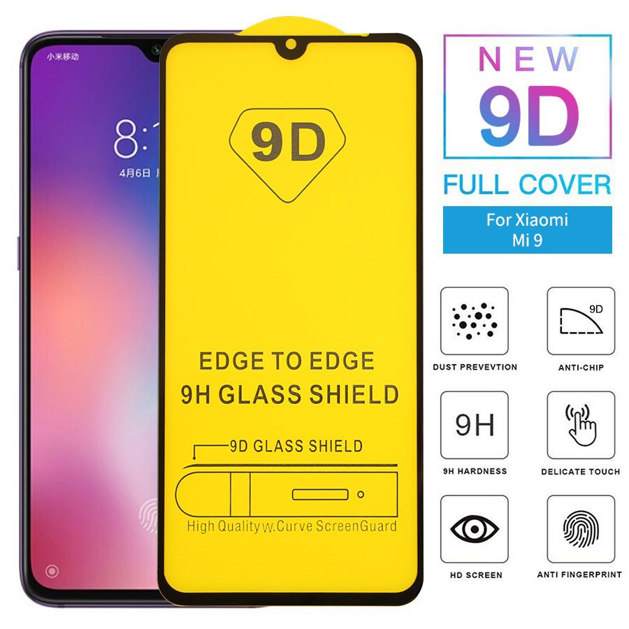 DÁN MÀN HÌNH Kính Cường Lực Điện Thoại VIVO Full Màn 9D