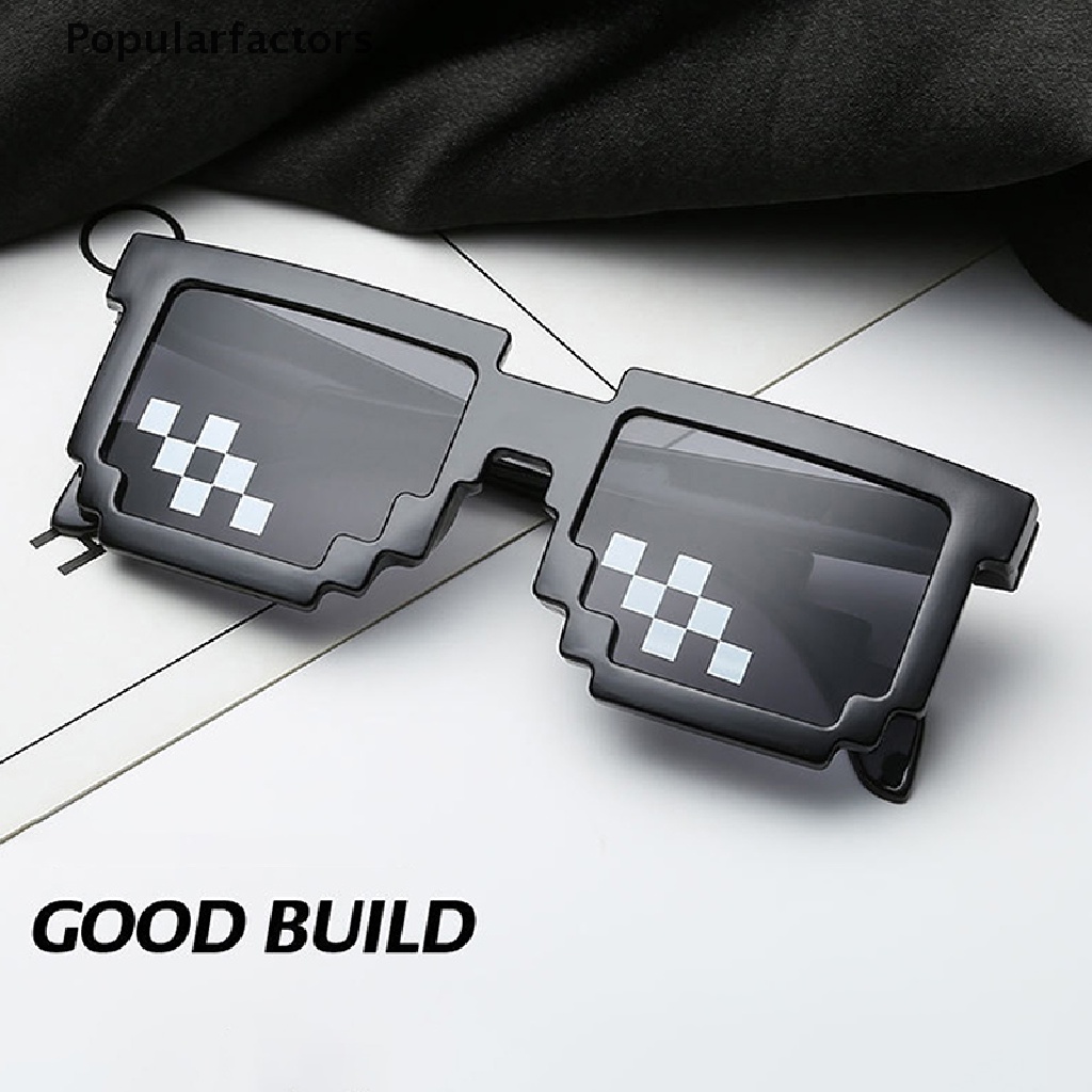 Kính mát kiểu Thug life 8 bit thời trang cho nam và nữ