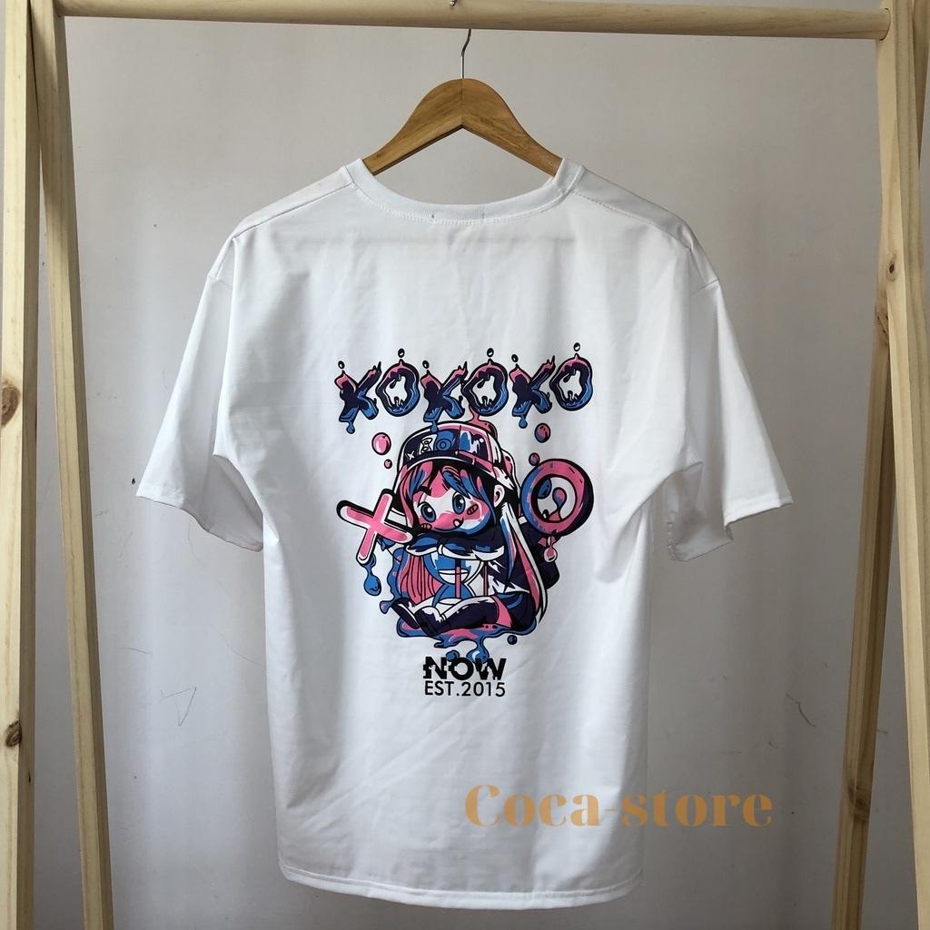 Áo Thun Unisex Nam Nữ Form Rộng Tay Lỡ Thời Trang Hàn Quốc XOXO, Áo Phông Nam Nữ From Rộng Đủ Size Từ 36 Đến 75kg