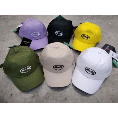 MMLG Korean brand 87mm letter embroidery fashion simple baseball cap