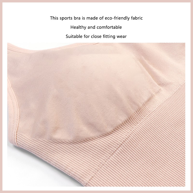 Sports Bra Adjustable Cross Beauty Back Sports Underwear Women Seamless Vest Style Gathered Fitness No Steel Ring Yoga Underwear | BigBuy360 - bigbuy360.vn