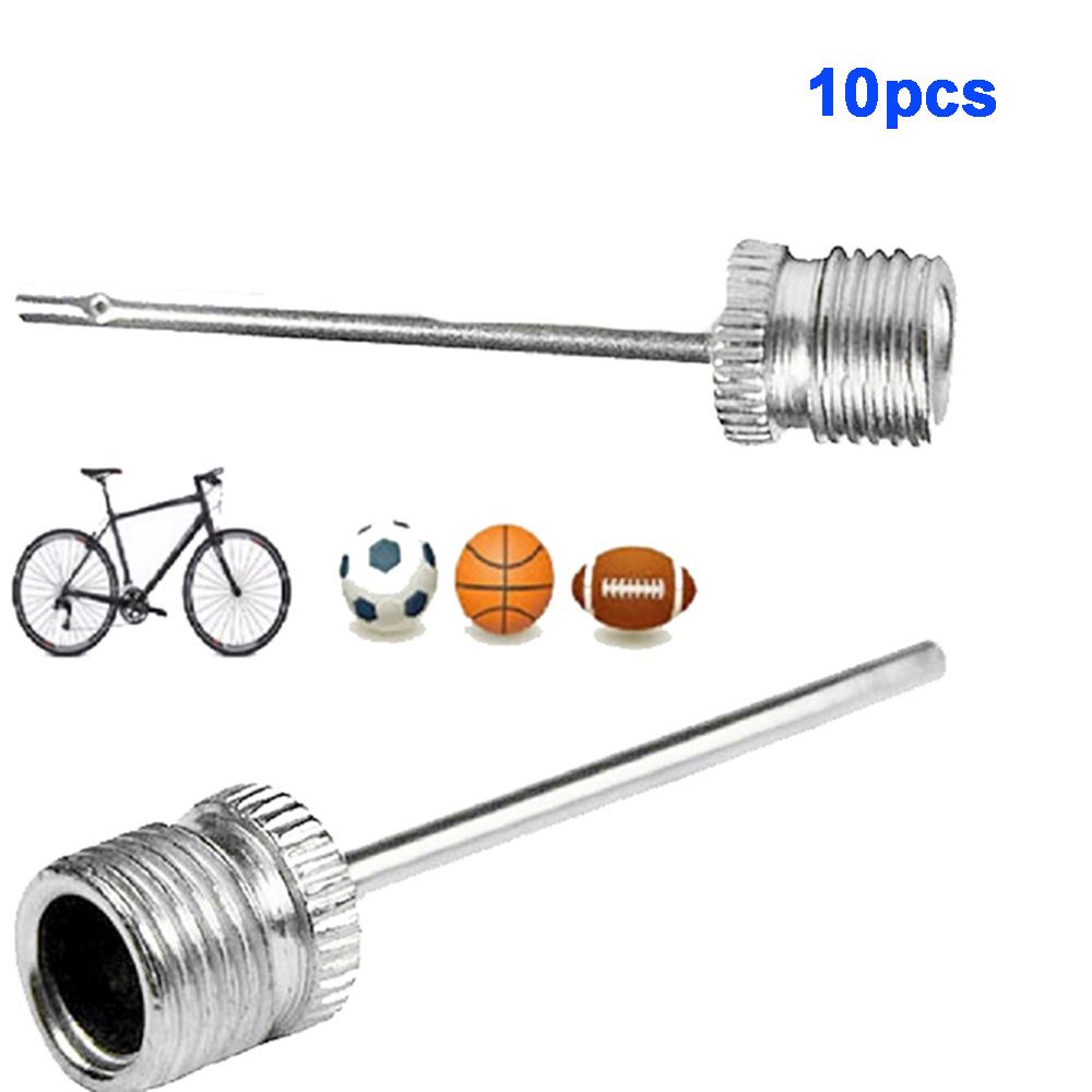 Set 10 đầu van bơm bóng rổ/đá bóng chuyền nhiều màu sắc AARON1