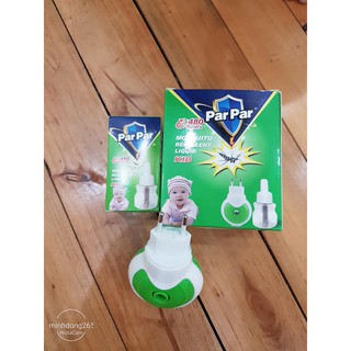 Xông tinh dầu đuổi muỗi cắm điện trực tiếp parpar
