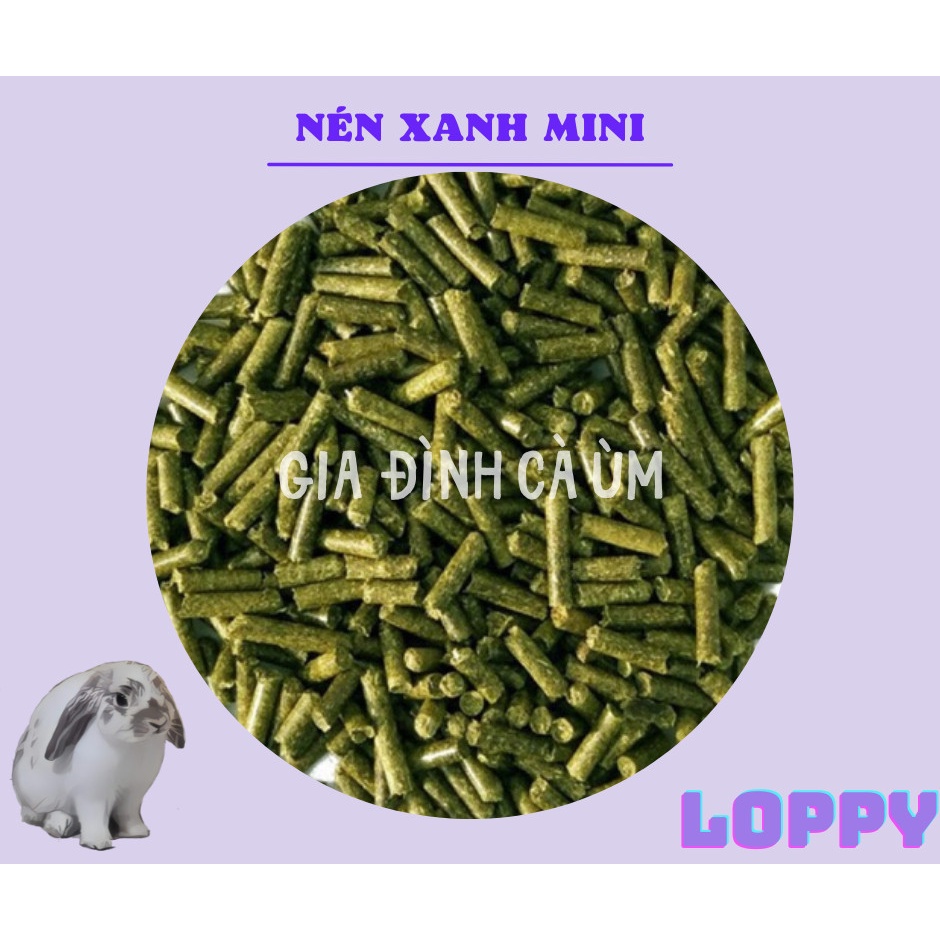 Nén linh lăng xanh mini dành cho thỏ/chuột lang/sóc/chinchila