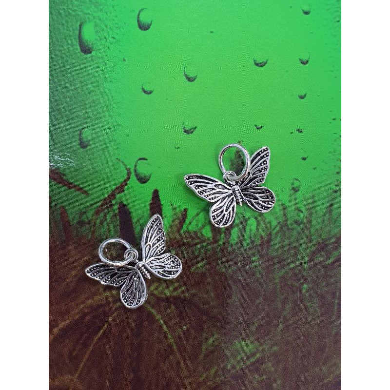 Charm bạc treo con bướm - bạc 925