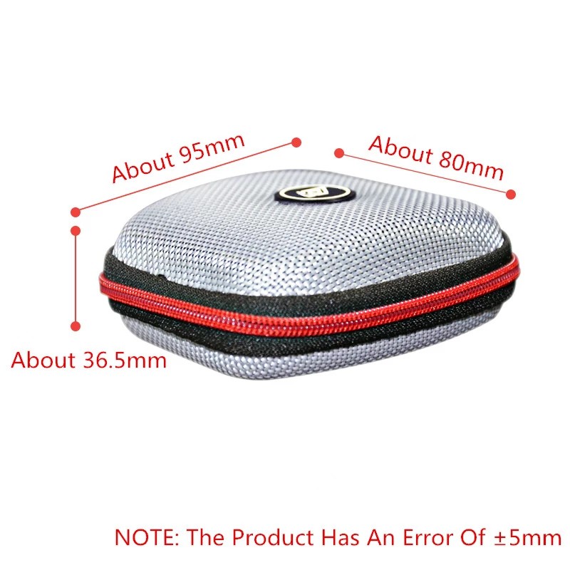 Hộp đựng tai nghe bluetooth KZ dạng nén từ EVA có khóa kéo cho Es4 Zsr Ed12 Zst