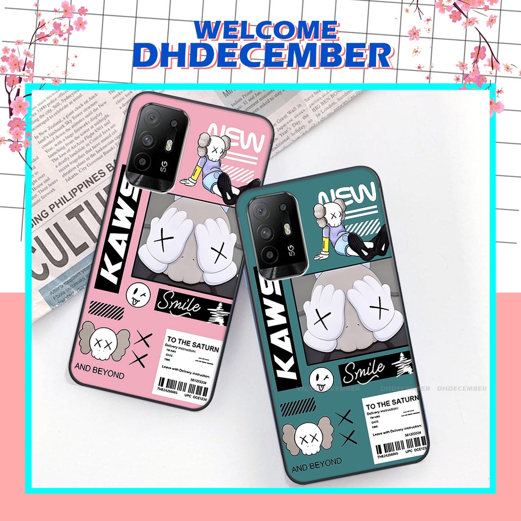 Ốp lưng Oppo A94 5G in hình gấu K@ws, gấu nâu, dor@emon RẺ- ĐẸP- BỀN