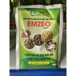 Chế phẩm vi sinh xử lý chất thải hữu cơ dạng bột EMZEO gói 200gr