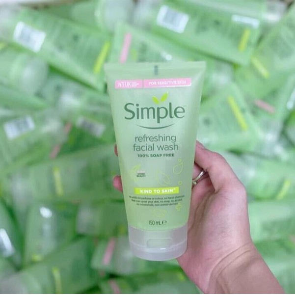 Sữa Rửa Mặt Simple Kind to Skin Refreshing Facial Gel Wash 150ml