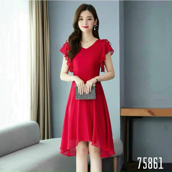 Đầm von nữ mẫu mới kiểu dáng nhẹ nhàng thanh lịch phù hợp mọi hoạt động du lịch, công sở, dự tiệc-[đầm xòe-HÌNH THẬT SP]