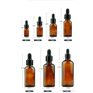 Chai thủy tinh núm serum vàng 10ml, 20ml, 30ml, 50ml, 100ml