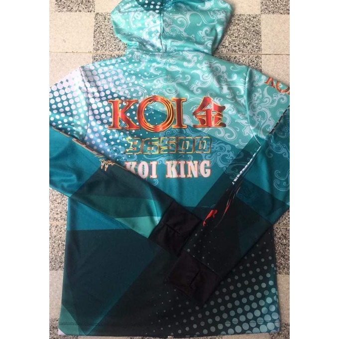 ÁO CHỐNG NẮNG KOI MÀU XANH NGỌC