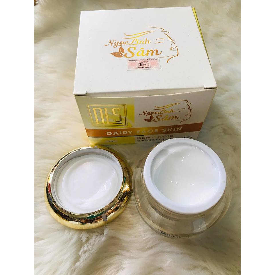 SIÊU PHẨM Ủ ĐÊM KÍCH TRẮNG "DAIRY FACE SKIN NGỌC LINH SÂM"