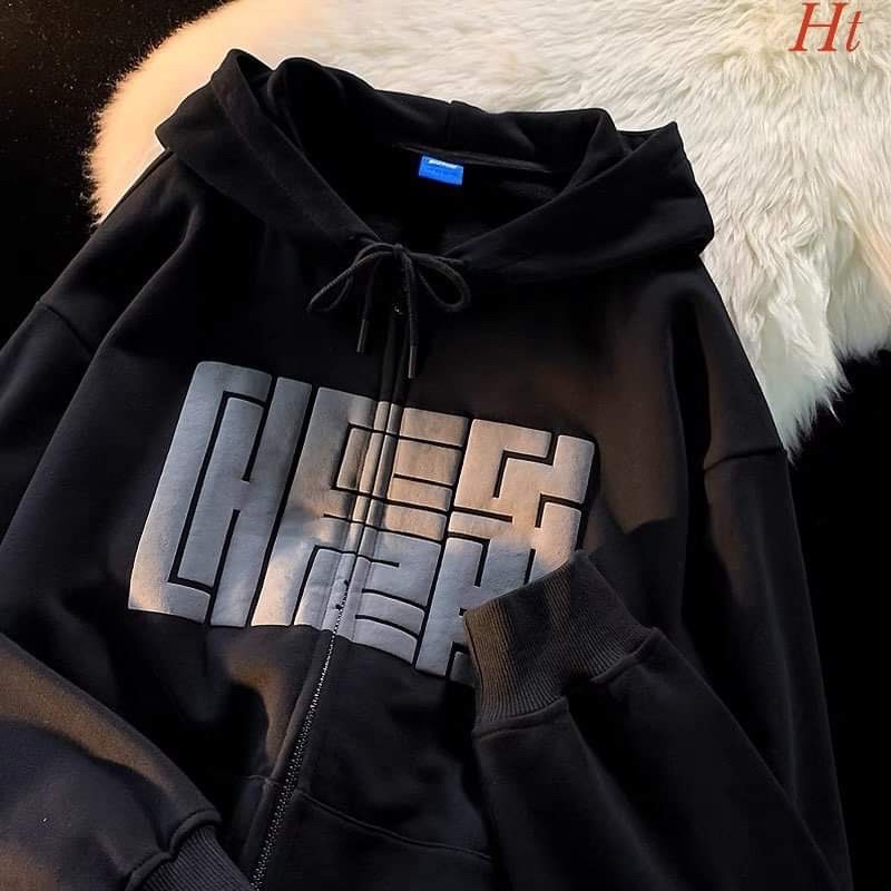 Áo khoác nỉ cotton hoa văn H2A866