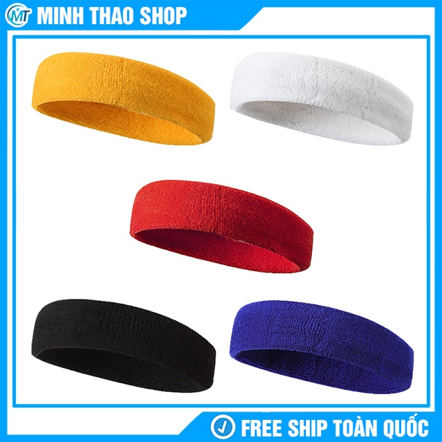 Băng Đô Trán Trơn Thể Thao Thiết Kế Đa Dạng Màu Sắc Mang Đến Vẻ Trẻ Trung, Năng Động, Cá Tính Khi Đeo Đi Vận Động, Tập T