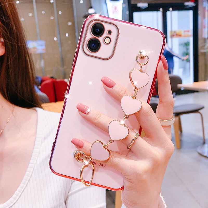 Ốp lưng iphone 11 pro max 11 pro Ốp Điện Thoại Silicon Mềm Có Dây Đeo Tay Cho iphone 11 pro max 11 pro