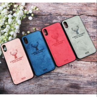 Ốp lưng cao su lưng da sang trọng cho iPhone XS Max