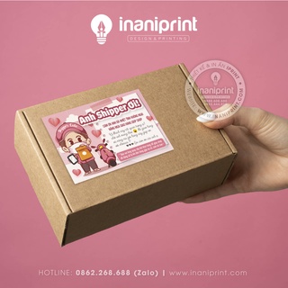[ SIÊU RẺ ] DECAL THANK YOU ANH SHIPPER có keo chỉ cần lột ra dán vào sản phẩm