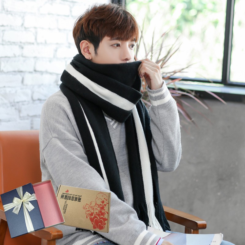 Khăn Chất Len Dạ Cashmere Pha Màu Style Hàn Quốc Dành Cho Cả Nam Và Nữ thời trang 1980 dieushop