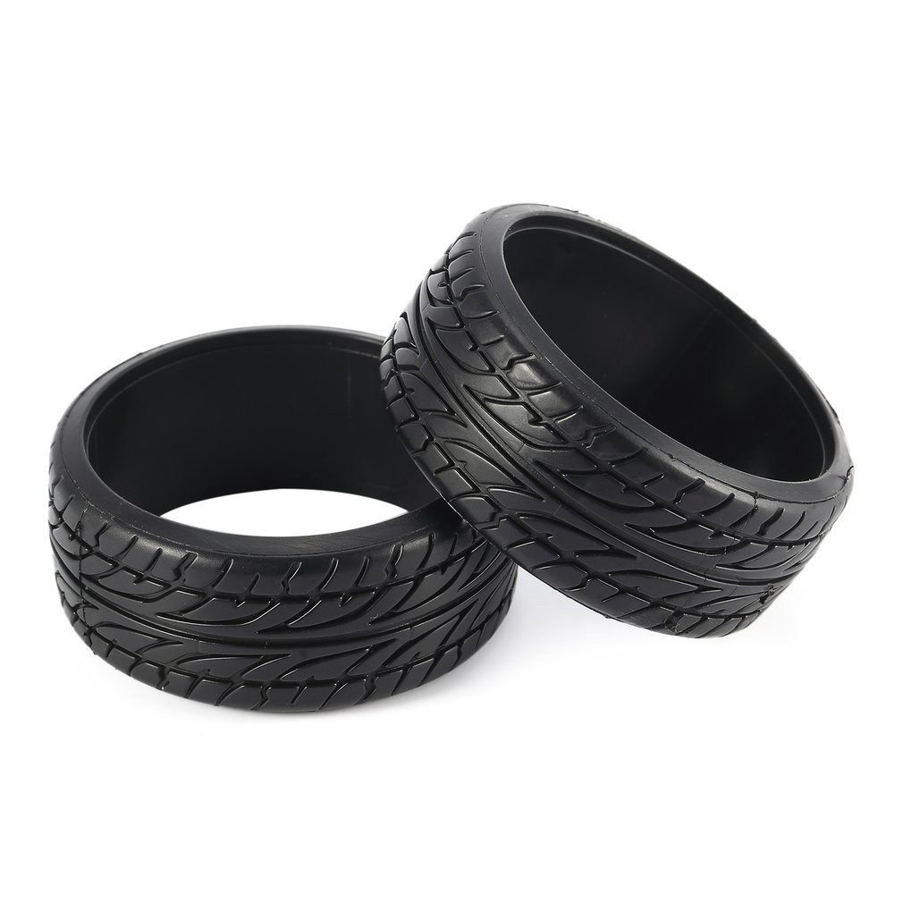 Set 4 bánh xe thay thế cho xe ô tô đua đồ chơi tỉ lệ 1 : 10