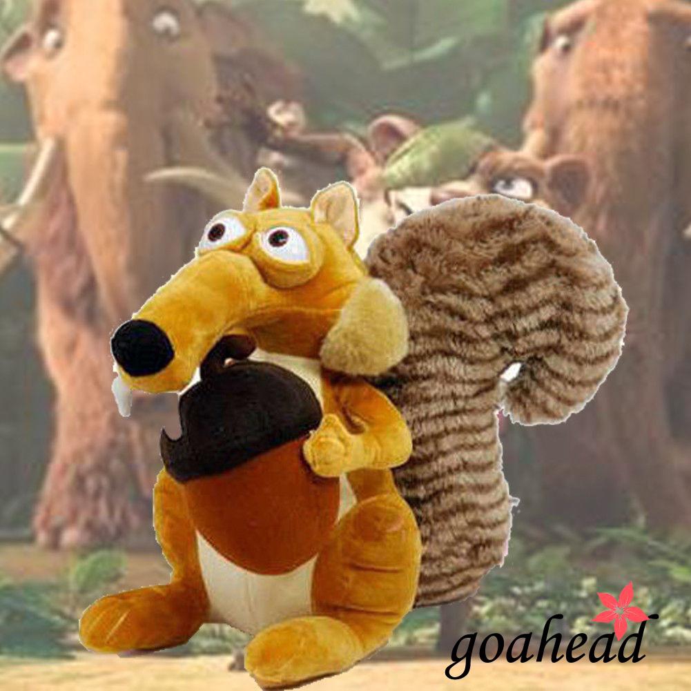 ☞❀❤♕GOAKids Baby Toy Animal Doll Ice Age 3 SCRAT Squirrel Stuffed Plush Toy Gift 7 inch