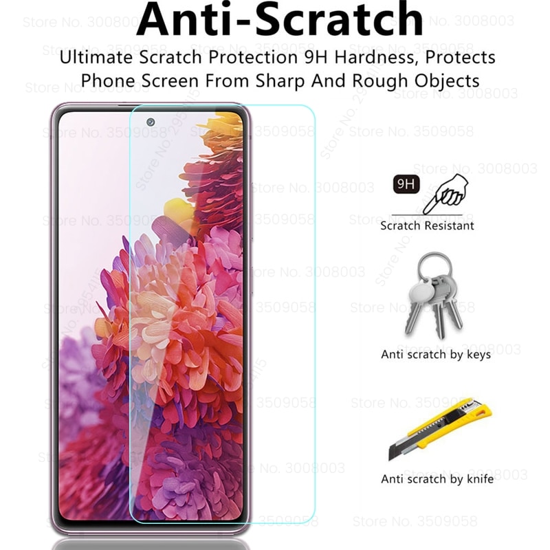 3 Kính Cường Lực Bảo Vệ Màn Hình Cho Samsung Galaxy S20Fe S20 Fe Fan Edition 2020 Sm-G781B Sm-G781M 4g / 5g