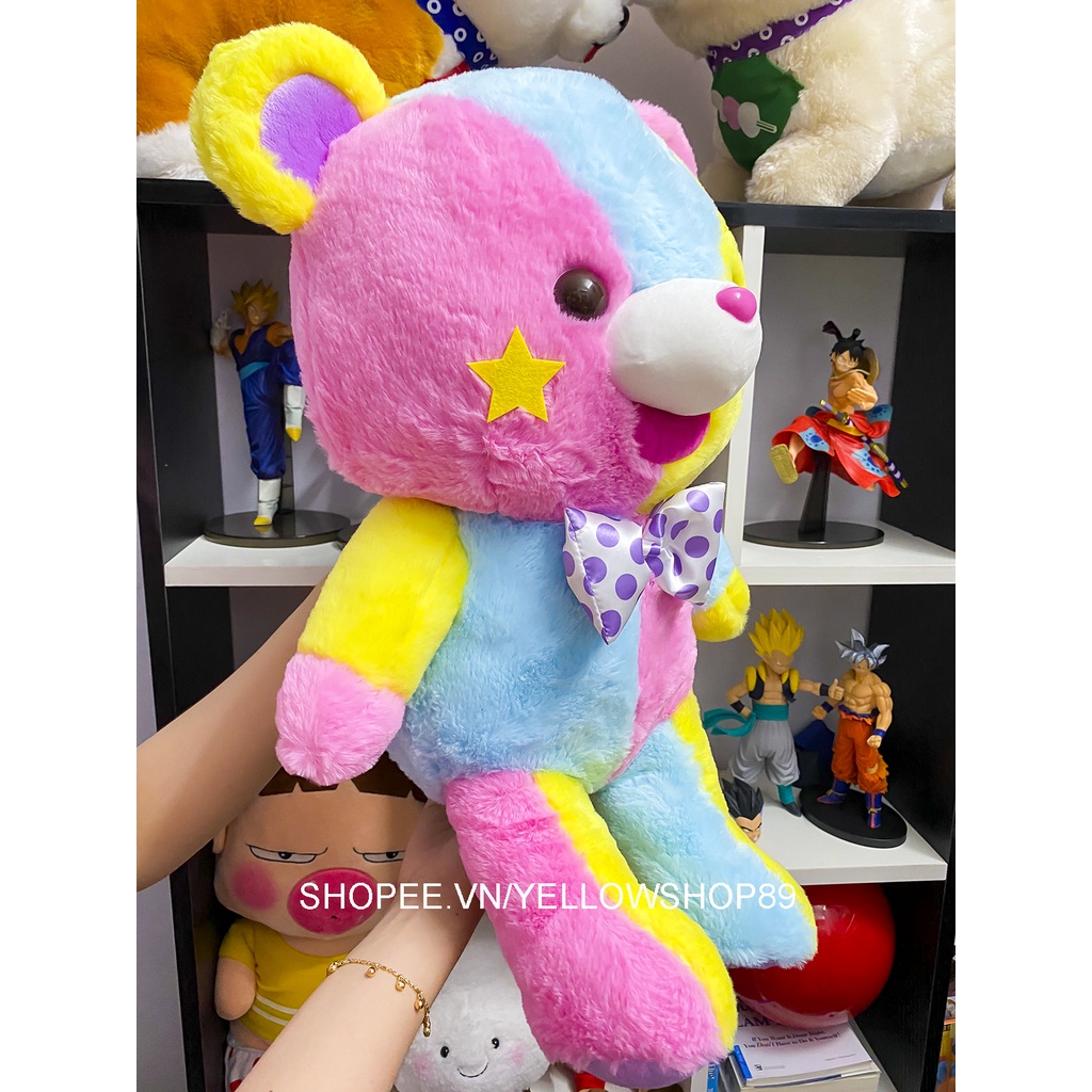 Gấu bông cao cấp Colorful Poppys Gấu Thỏ 7 màu