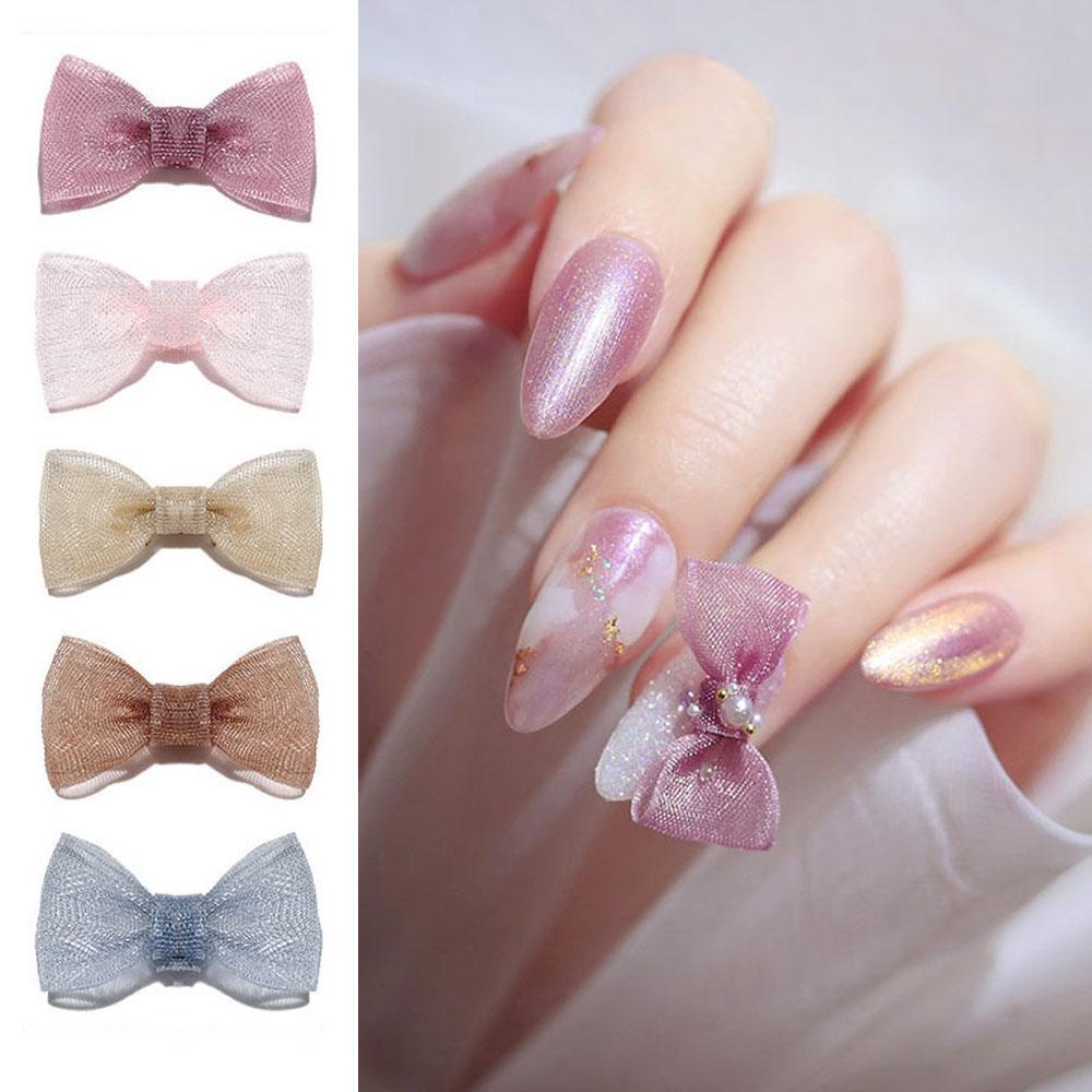 Phụ Kiện Trang Trí Móng Tay Họa Tiết Ren Quyến Rũ Phong Cách Nhật Bản