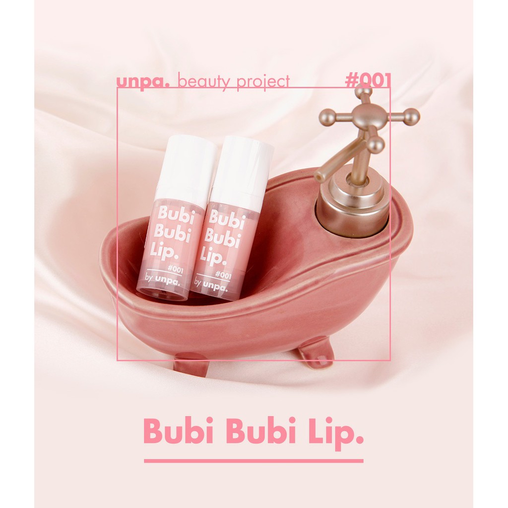 Tẩy Tế Bào Chết Môi Sủi Bọt Bubi Bubi Lip By Unpa 12ml