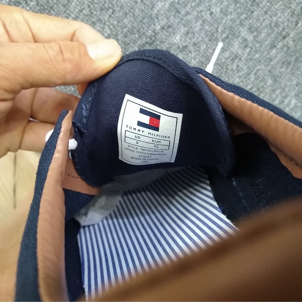 GIÀY  NAM HÀNG HIỆU TOMMY HILFIGER -DARK BLUE PHELIPO LACE UP SNEAKER - MINH GA - USA