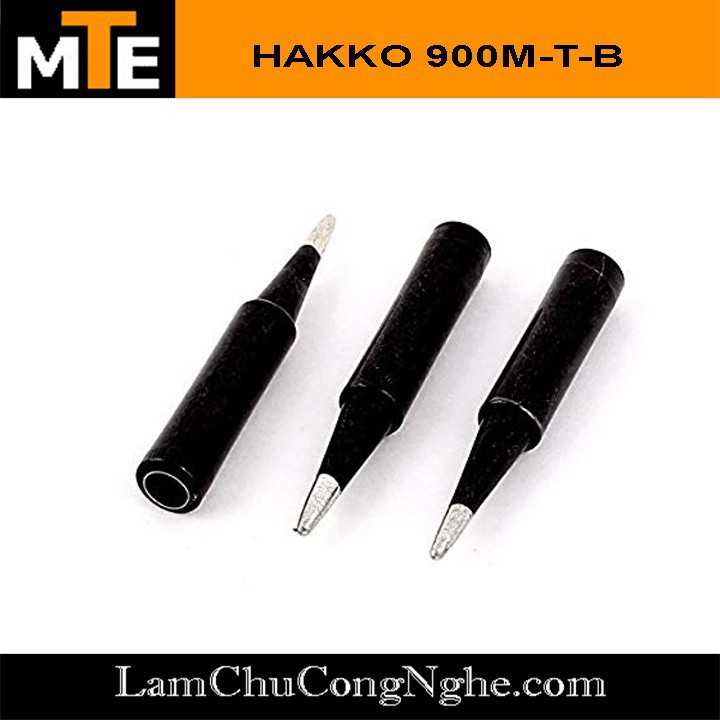 Mới! Mũi Hàn Hakko 900M-T-B đen (Loại tốt) Mũi hàn thiếc tương thích với mỏ hàn 907, 936...