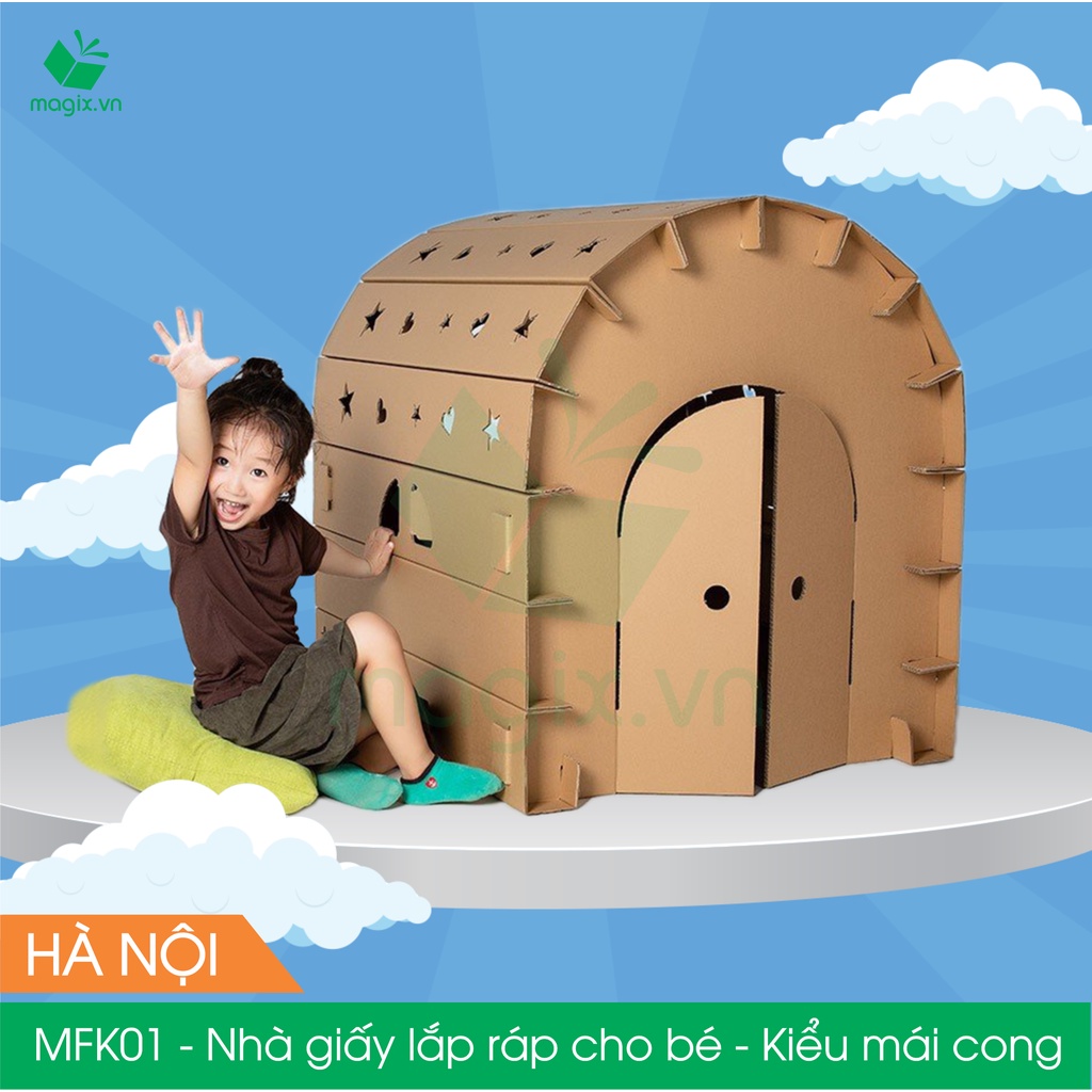 MFK01 - Nhà giấy carton lắp ráp cho bé