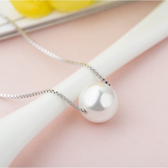 Vòng cổ Ngọc Trai Mạ Bạc 925 Thời Trang