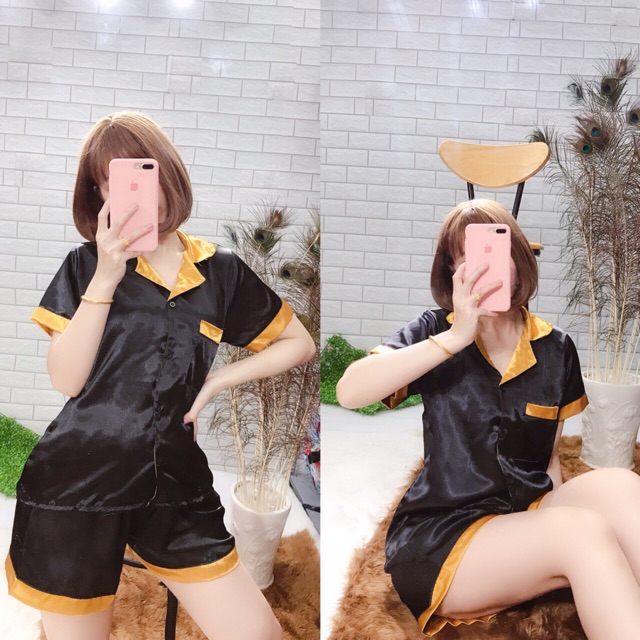 Bộ đùi  lụa phối cổ | BigBuy360 - bigbuy360.vn