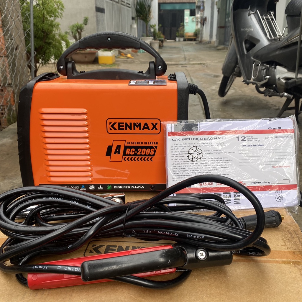 MÁY HÀN KENMAX ARC-200S chuyên hàn que 2.5mm-3.2mm chấm que 4.0mm -bảo ành 18 tháng -cam kết hàng chính hãng.