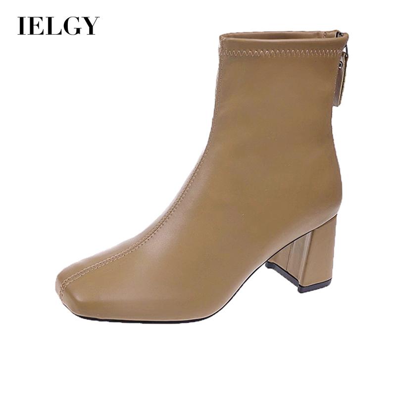 Giày bốt lao động IELGY thời trang đường phố Anh Quốc tươi mới cho nữ