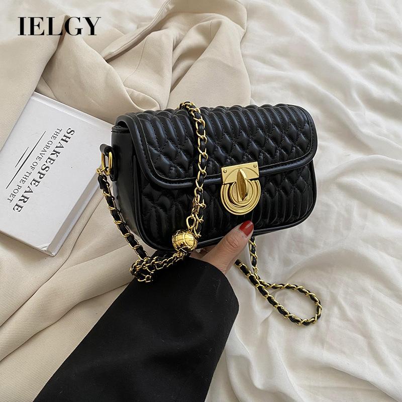 Túi đeo chéo IELGY dạng vuông cỡ nhỏ phong cách Hàn Quốc thời trang cho nữ