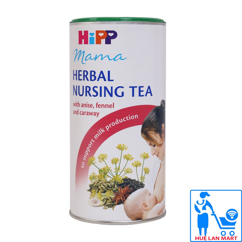 [CHÍNH HÃNG] Trà Cốm Hòa Tan HiPP Mama Herbal Nursing Tea Hộp 200g (Dành cho phụ nữ cho con bú)