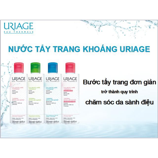 [TEM CTY] URIAGE Eau Thermale Micellar Water 100ML & 250ML - Nước Tẩy Trang Uriage (4 loại PIF, PMG, PNS, PSF)