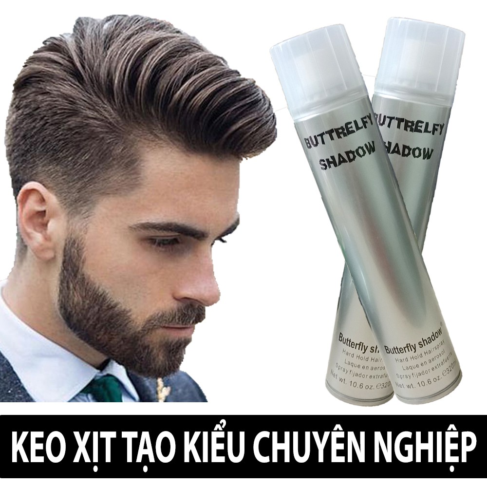 Gôm Xịt Tóc Nam Nữ BUTTERLFY SHADOW 150ml / 320ml CHÍNH HÃNG Tạo Kiểu Giữ Nếp - Keo Xịt Tóc Tạo Cứng Tóc Lalux