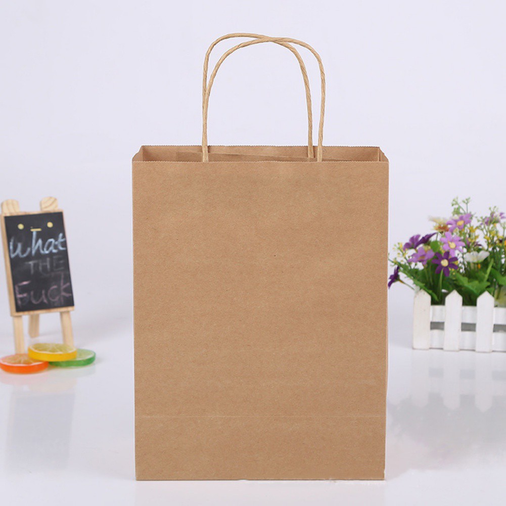 Túi giấy màu trơn đựng quà tặng đồ dùng mua sắm
