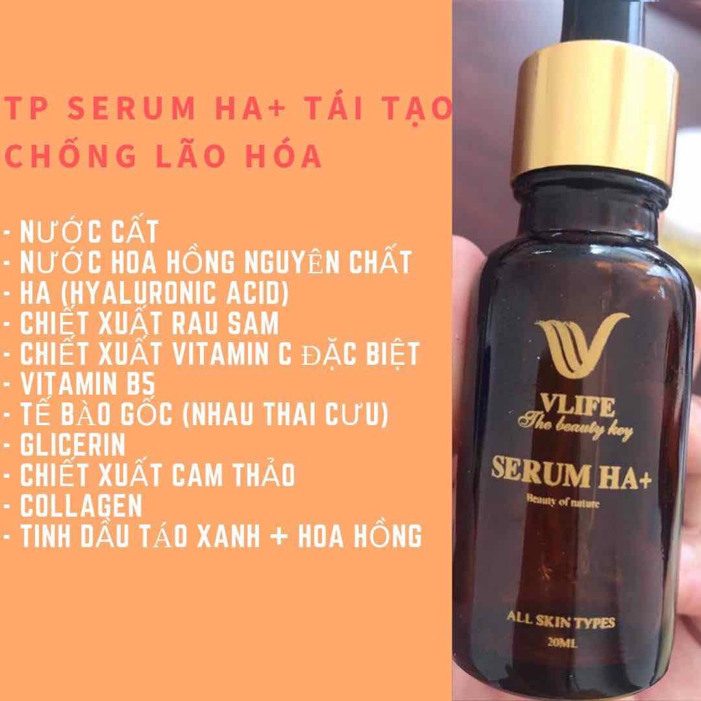 SERUM HA PLUS CHÍNH HÃNG - VLIFE 20ML