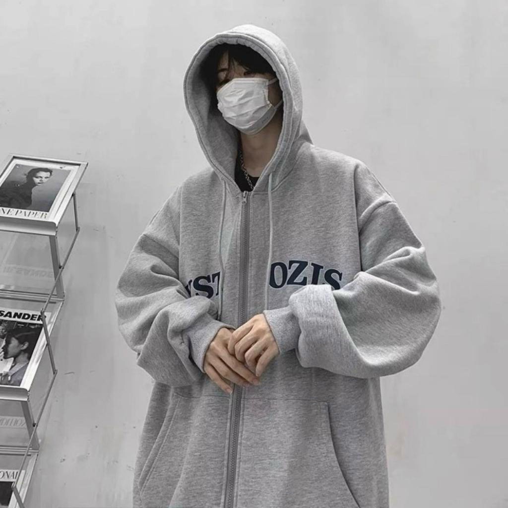 Áo Khoác Nam Dây Khóa Kéo YST Chất Nỉ Dày Mịn Nón 2 Lớp Form Rộng Che Nắng Tốt Mặc Đẹp Thời Trang mẫu mới Hottrend